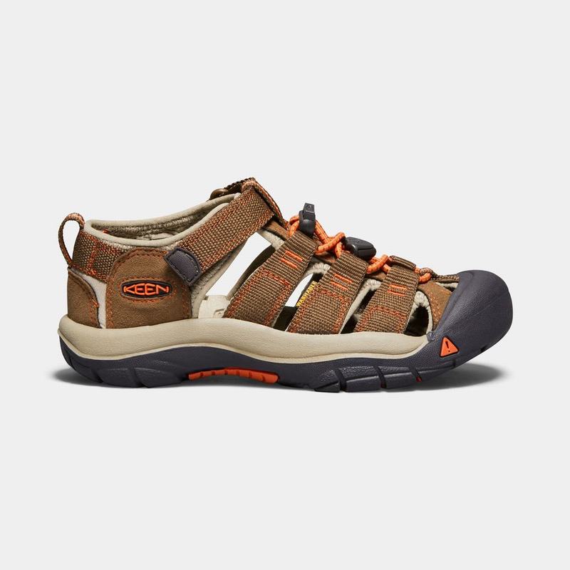 Sandalias Keen Newport H2 Para Niños Marrom/Naranjas - Sandalias Keen Mexico (236740-ONL)